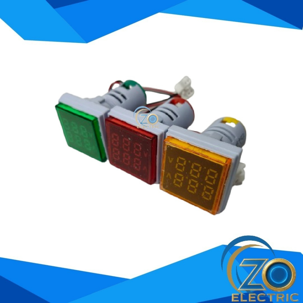 PILOT LAMP VOLT 500V AMPERE 100A/ PILOT LAMP V+AM / PILOT LAMP VOLTMETER AMPERE METER