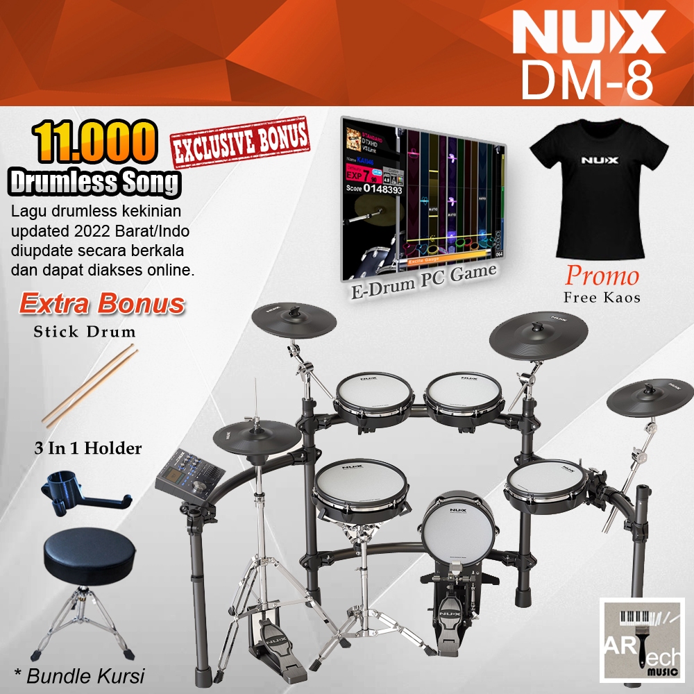 Drum Elektrik NUX DM 8 / DM8 / DM-8 Electric Drum