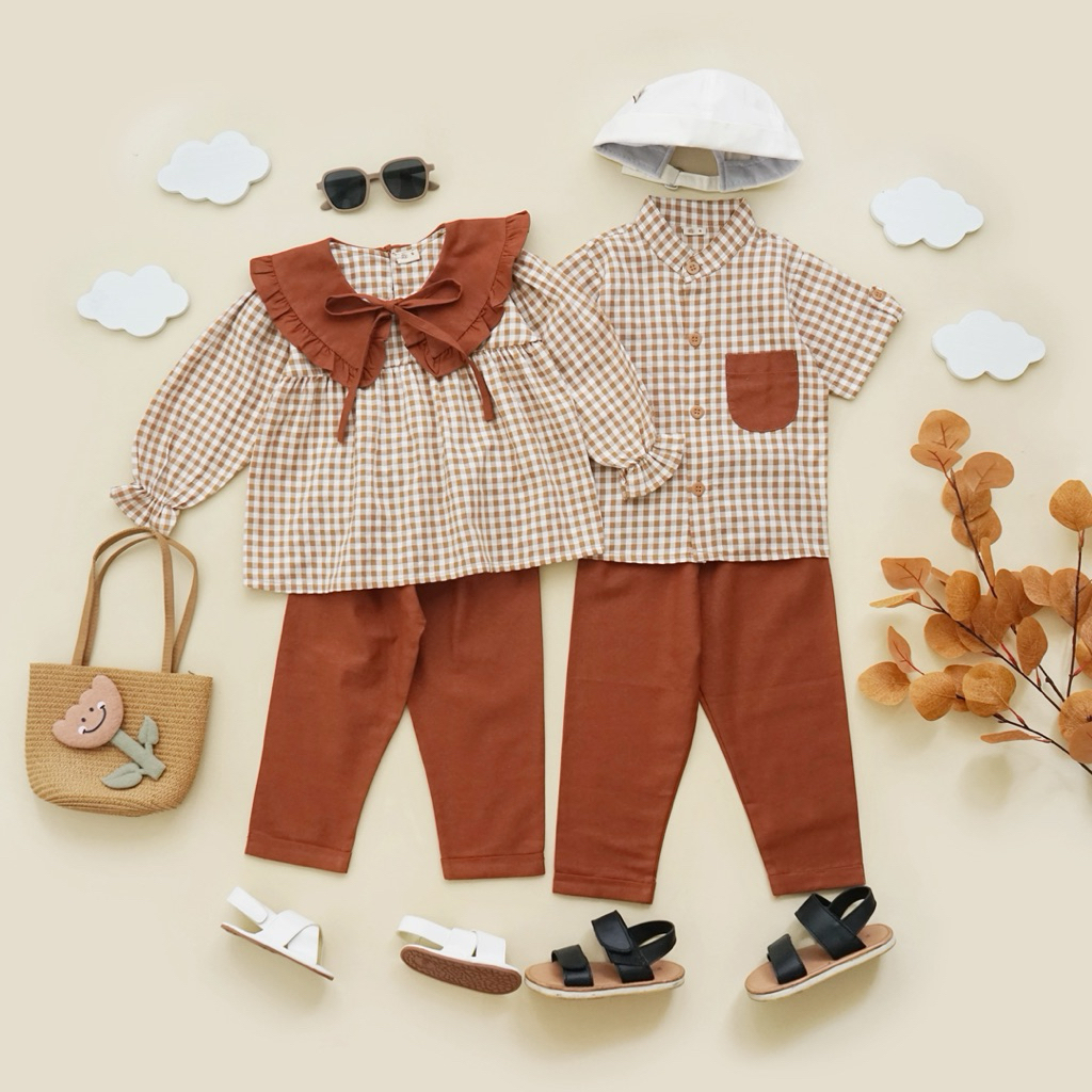 DAMAR & WULAN Set - 4.4 Setelan Muslim Anak