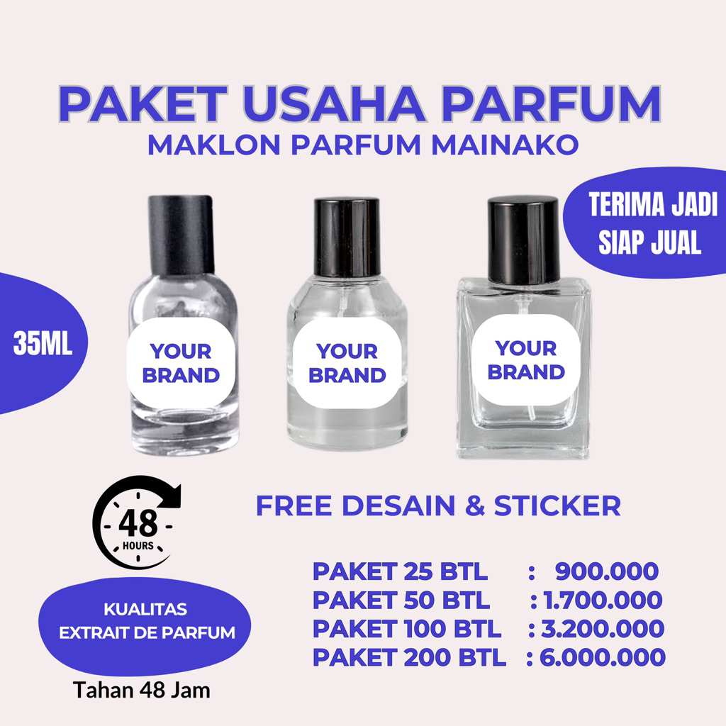 PAKET USAHA PARFUM / RESELLER PARFUM