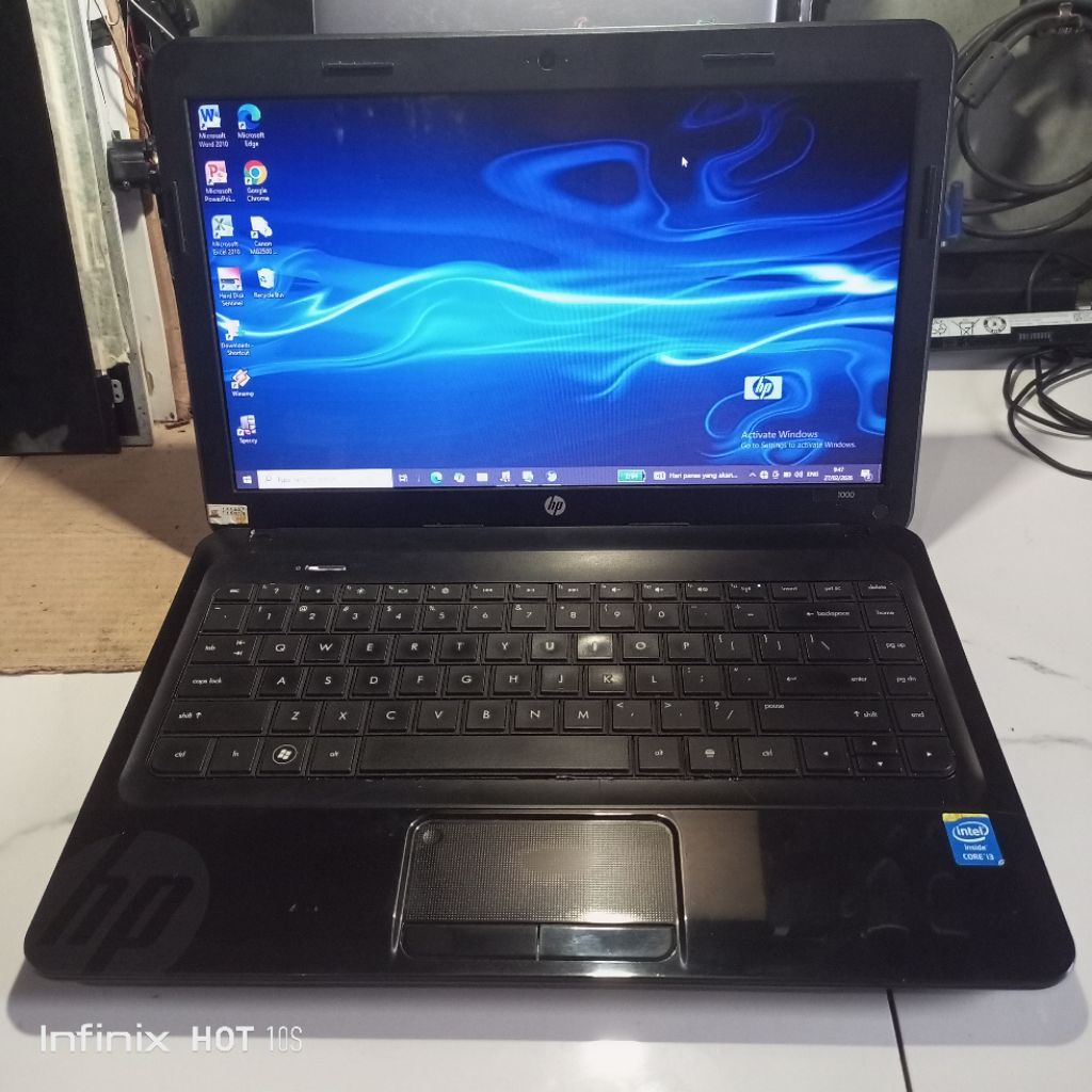 Motherboard mainboard mesin hp 1000 intel core i3 series ori