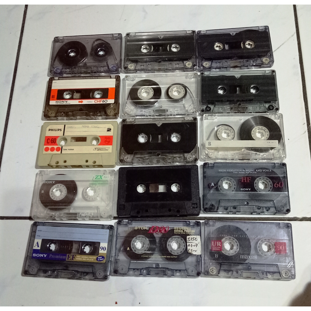 KASET BEKAS REKAMAN - PAKET 44 KASET