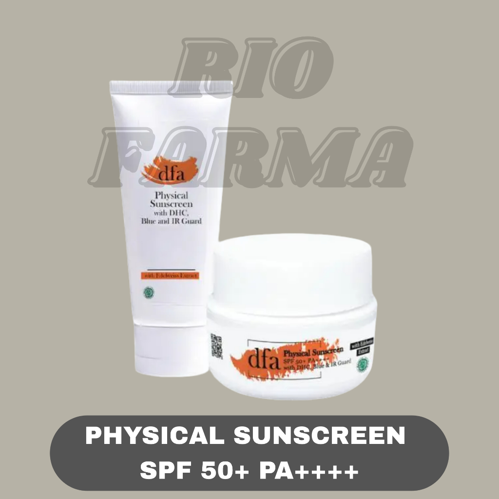 DFA Physical Sunscreen SPF 50+ PA++++ - Sunscreen Wajah