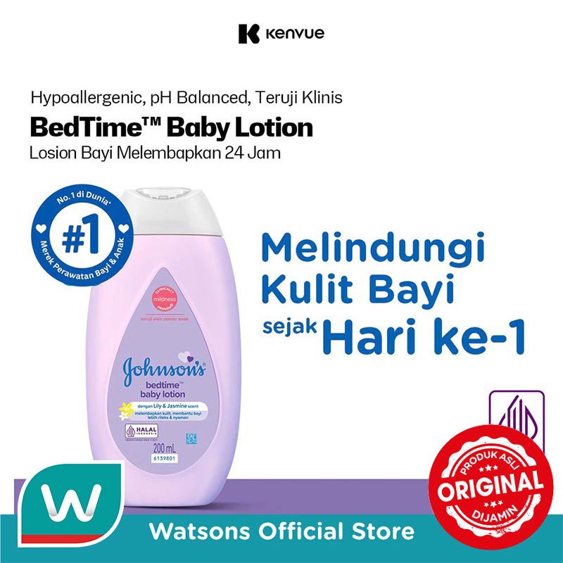 Johnson & Johnson Bedtime Baby Lotion 200ml