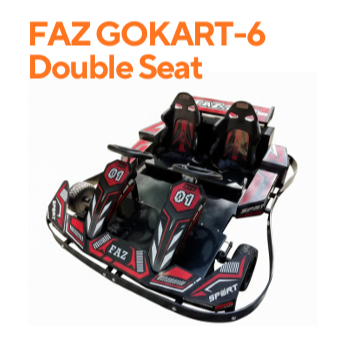 FAZ GOKART-6 Double Seat – Electric Go Kart 2 Kursi (Gokart Anak)