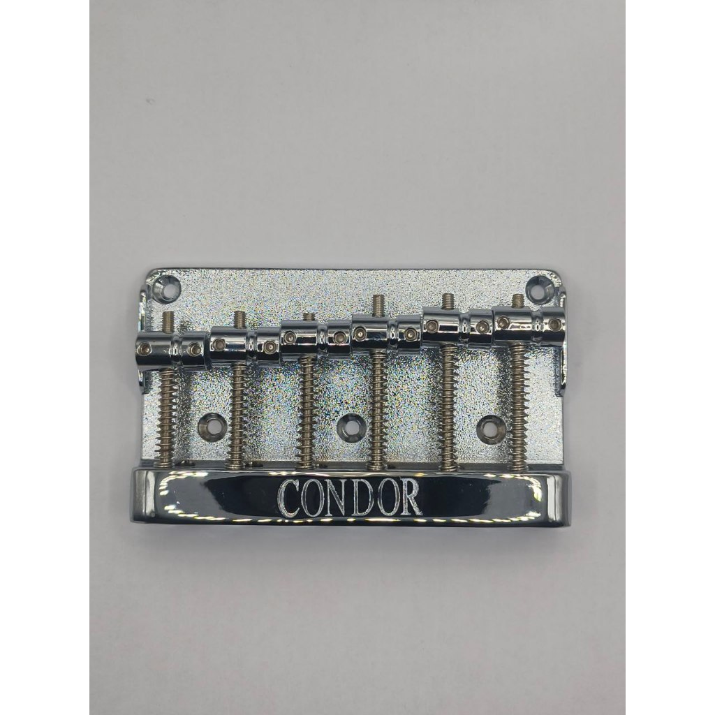 Bridge Jazz Bass Condor Elektrik Electric 6 String Chrome