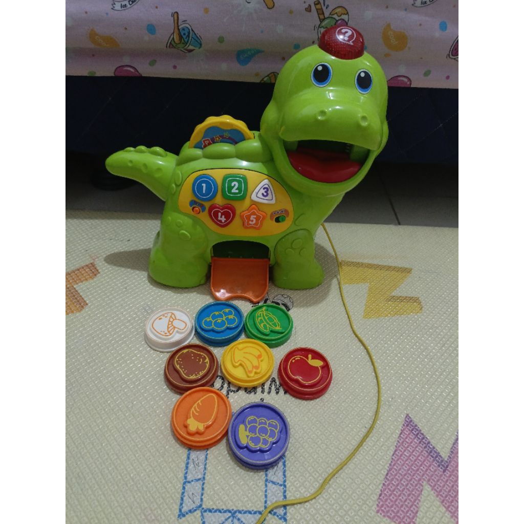 vtech dino chomp and count preloved