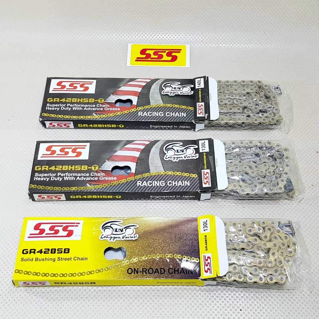 Rante Rantai SSS GR 428 130 140 428-130 428-140 SB HSBT LO HMX Gold