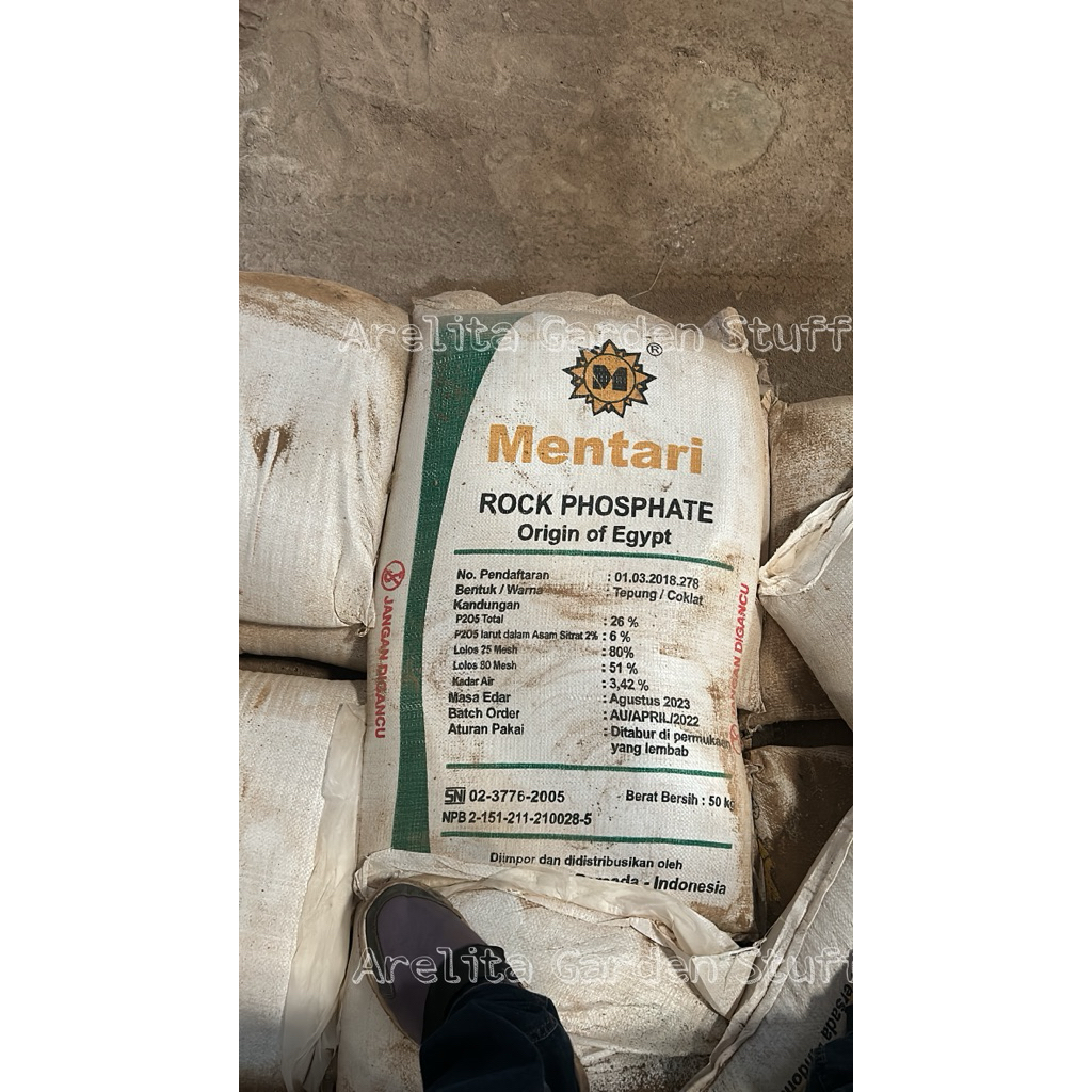 Pupuk RP Mentari with P2O5 26-27% 50kg