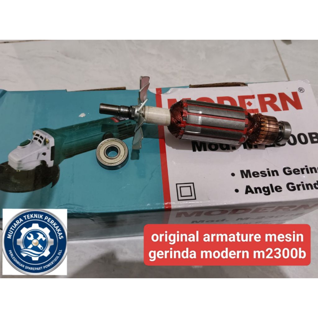 original armature mesin gerinda modern m2300b
