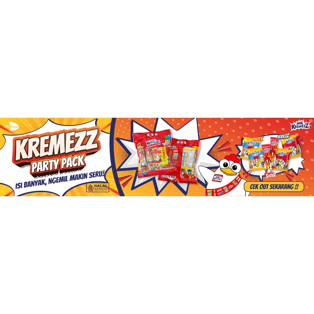 Mie Kremezz Pack - Isi 6 pcs Mie Kremezz - 1 Pack