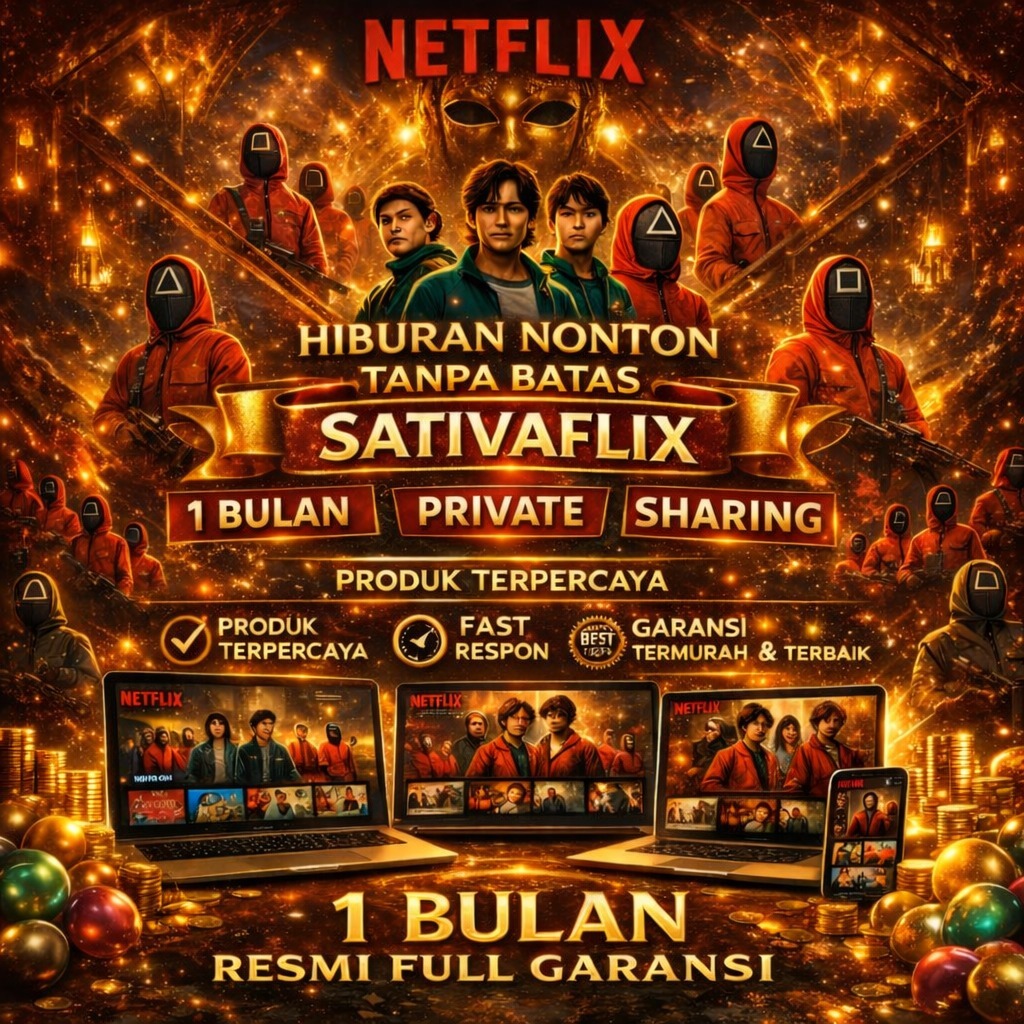Netflix Premium 1 Bulan Murah – Garansi Aman & Legal private