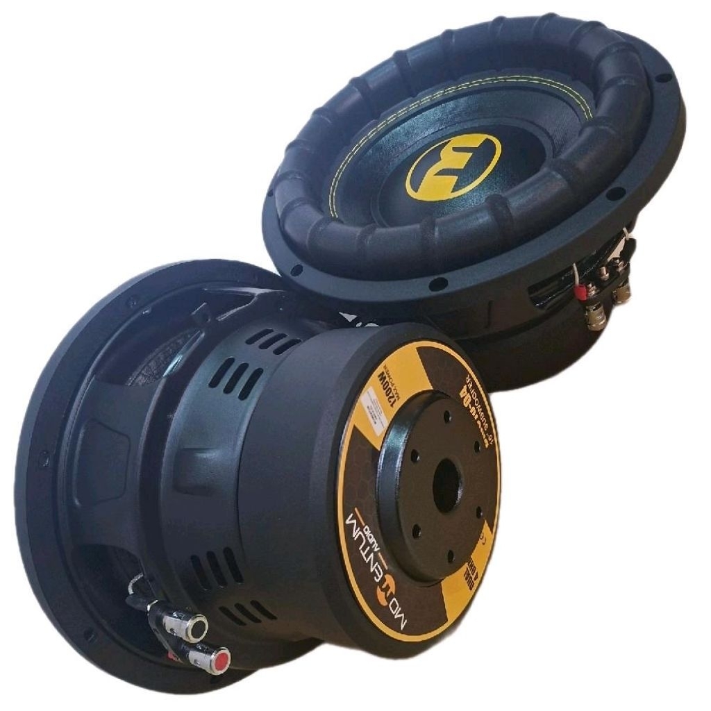 SUBWOFER 10 INCH MOMENTUM DMS 10 D4 1200WATT SUBWOFER DUAL 4OHM