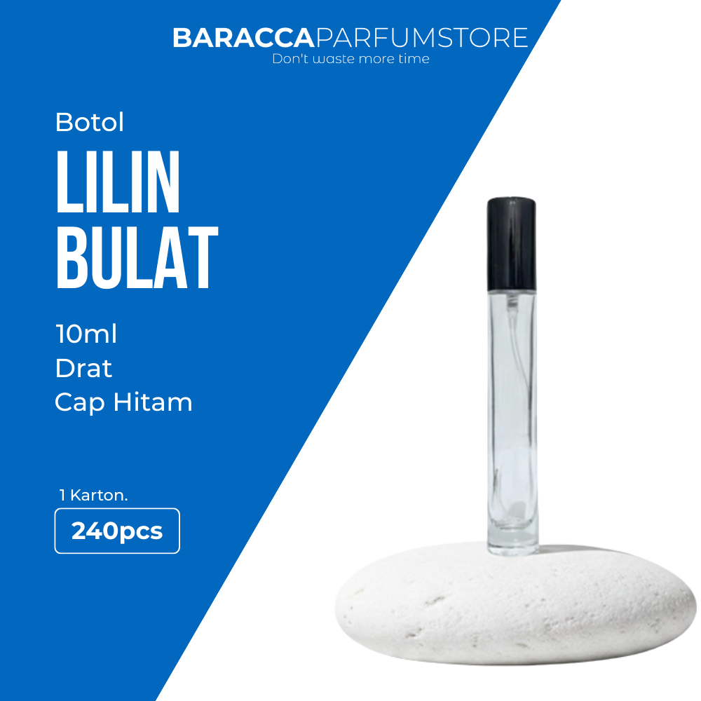 Botol Parfum Spray Kaca Hitam 10ML Bisa Grosir