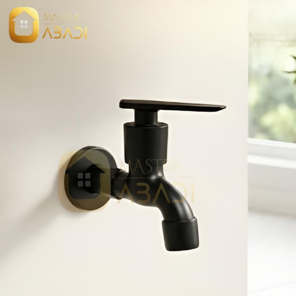 Kran Tembok Stainless Hitam Murah / Kran Tembok Stainless Hitam