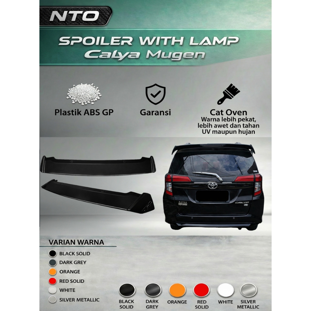 Calya Spoiler Belakang Calya Sigra ABS Model Mugen