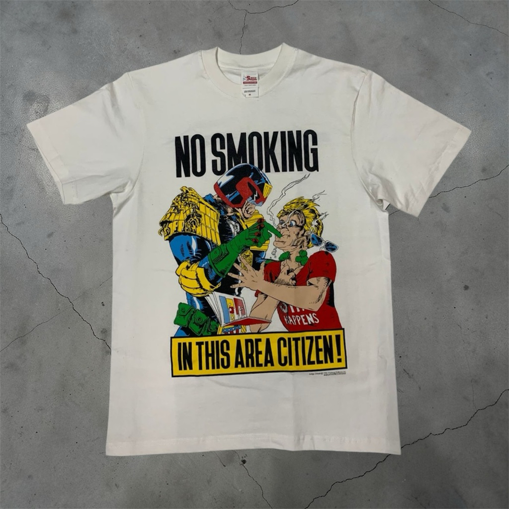 Kaos Movie Judge Dredd No Smoking Citizen bootleg vintage style