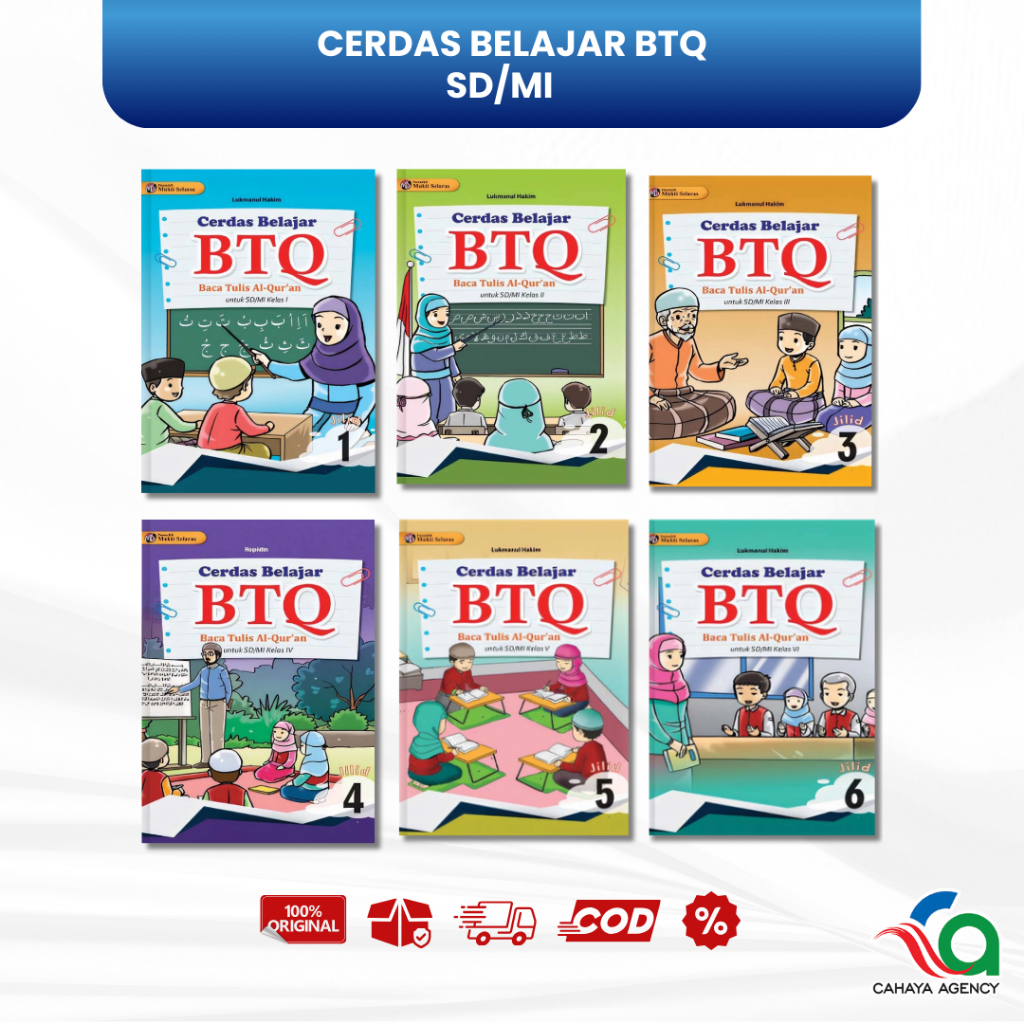 Buku Belajar Baca Tulis Quran BTQ