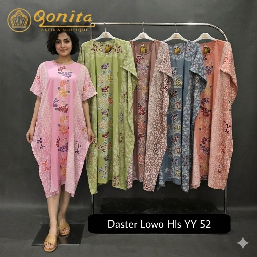Daster lowo qonita//batik qonita//batik pekalongan ori