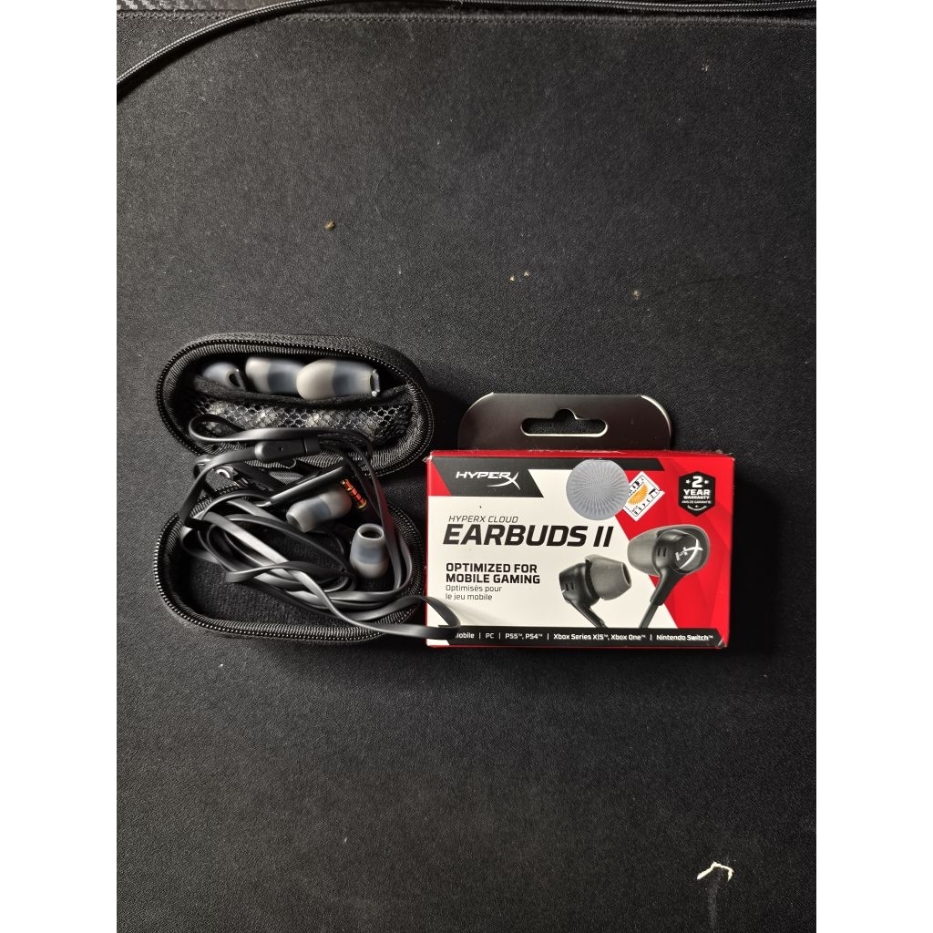 HyperX Earbuds Gaming Cloud II Wired (Second/Bekas)