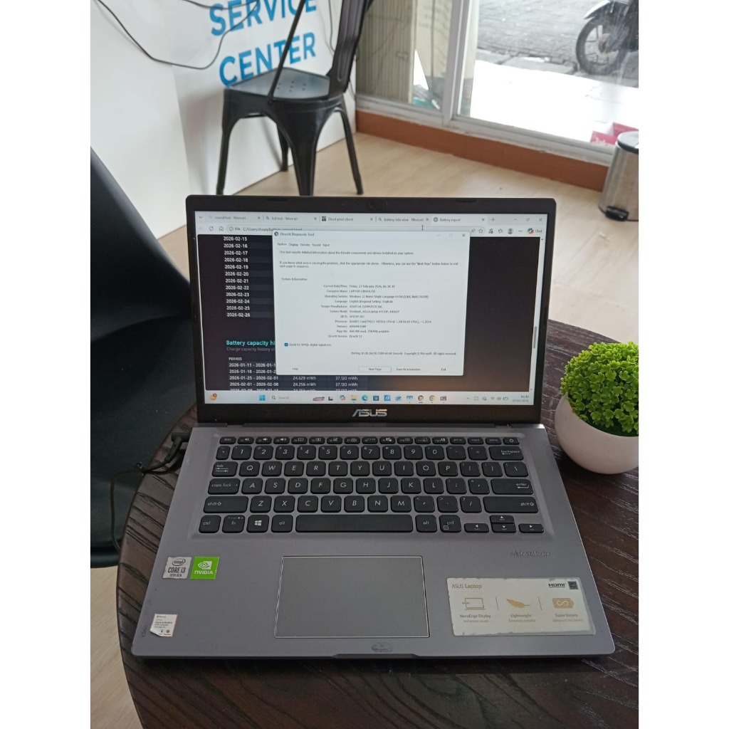 ASUS VIVOBOOK X415JP INTEL CORE I3 GEN 10 4/256GB