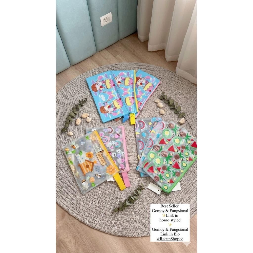 Pouch Make Up Tas Traveling Mika Transparan