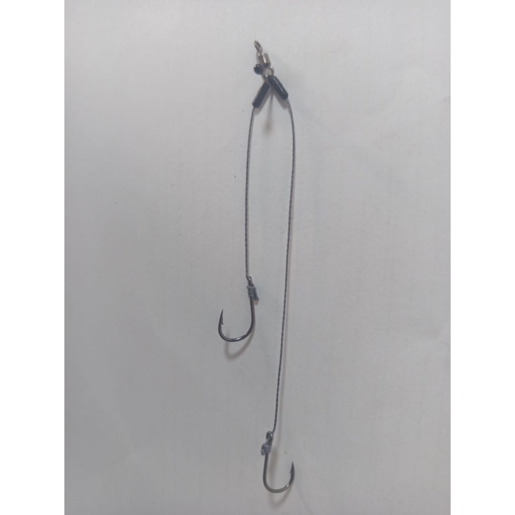 Rangkaian Kail Pancing 2 Mata Kail Utuk Nila Tombro Gurami Dll Super Kuat