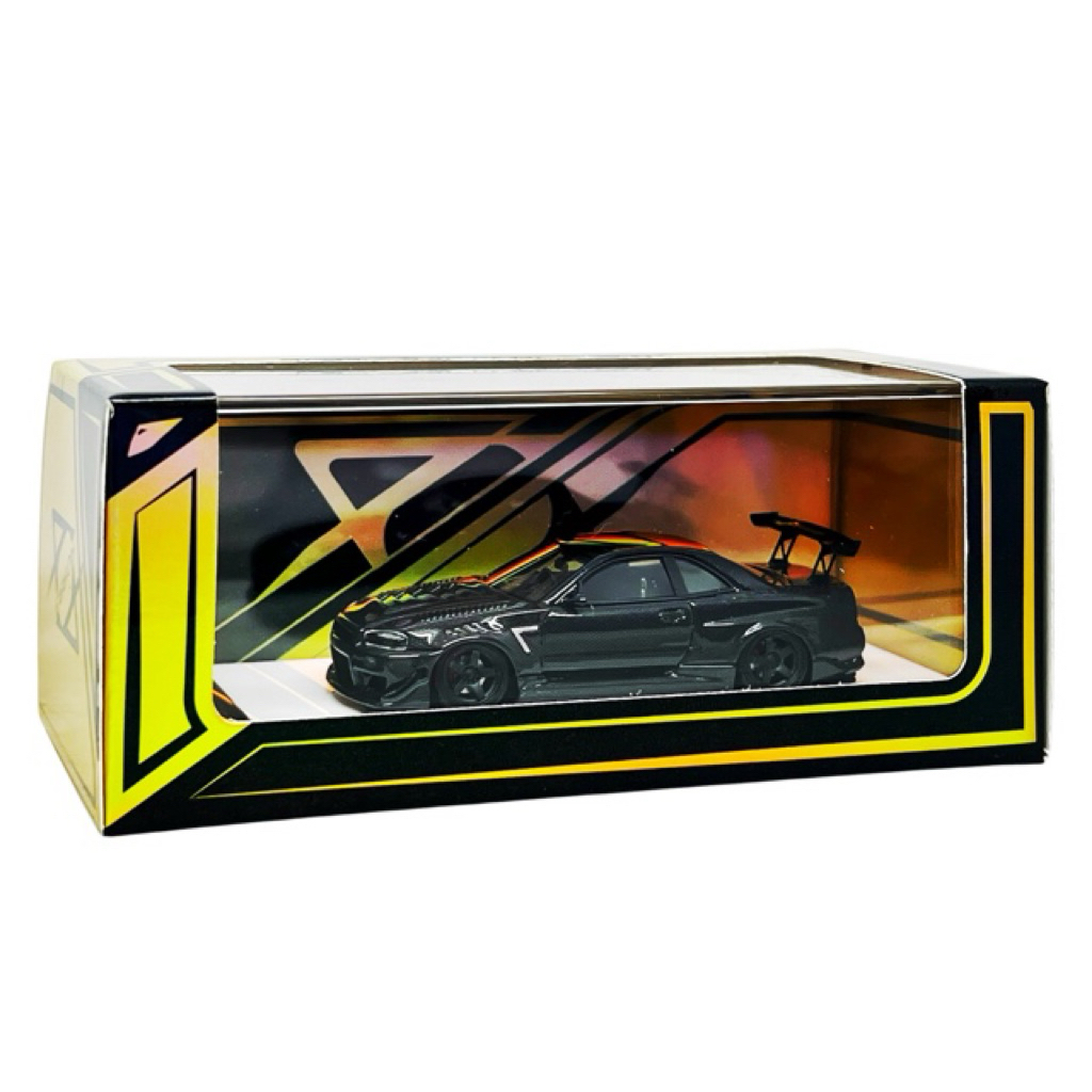 Error404 64 Nissan Skyline GTR R34 Modified Black Full Carbon Resin