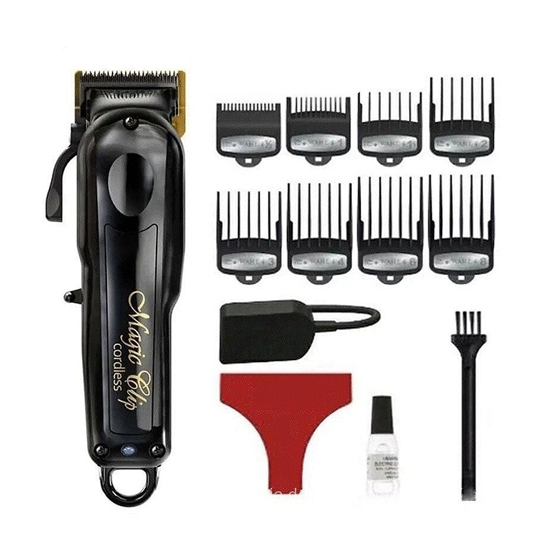 Alat Cukur Rambut Elektrik Cordless Clipper Professional Barber Set Lengkap Mesin Cukur Rambut Pria 
