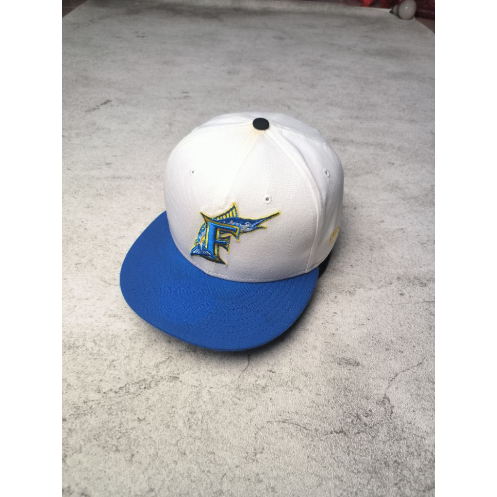 Topi Fited New Era 59FIFTY x MLB x Florida Marlins
