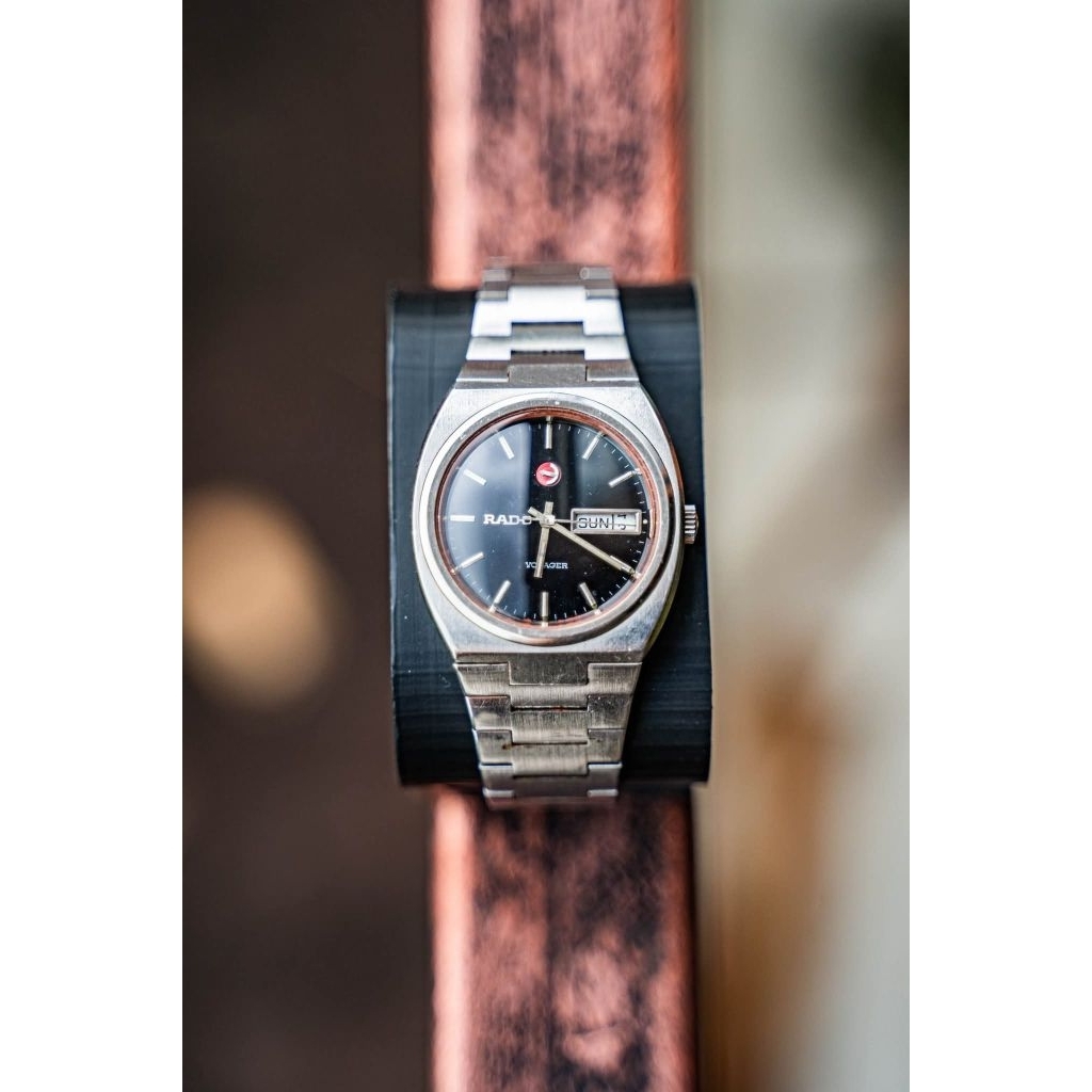 JAM TANGAN Rado Voyager Automatic Vintage — Black Dial