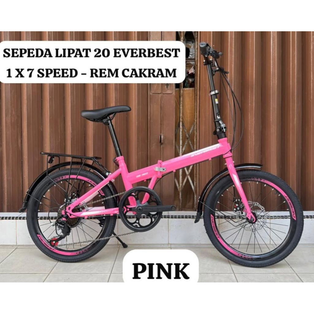 SEPEDA LIPAT EVERBEST BY PACIFIC 20 INCH CAKRAM 7SP