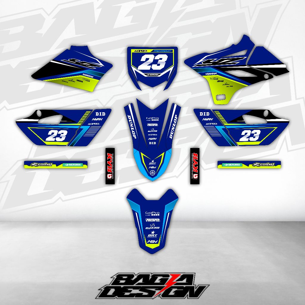 STIKER YZ85 OLD / NEW DECAL YZ 85 NEW BEBEK STANDAR DECAL STIKER YZ 85 NOMOR 85