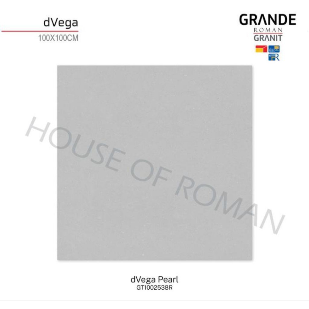 Roman Granit GT1002538R dVega Pearl 100x100 Kw1