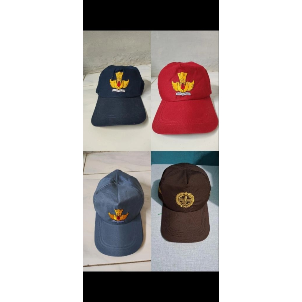 Topi SD SMP SMA dan PRAMUKA full bordir