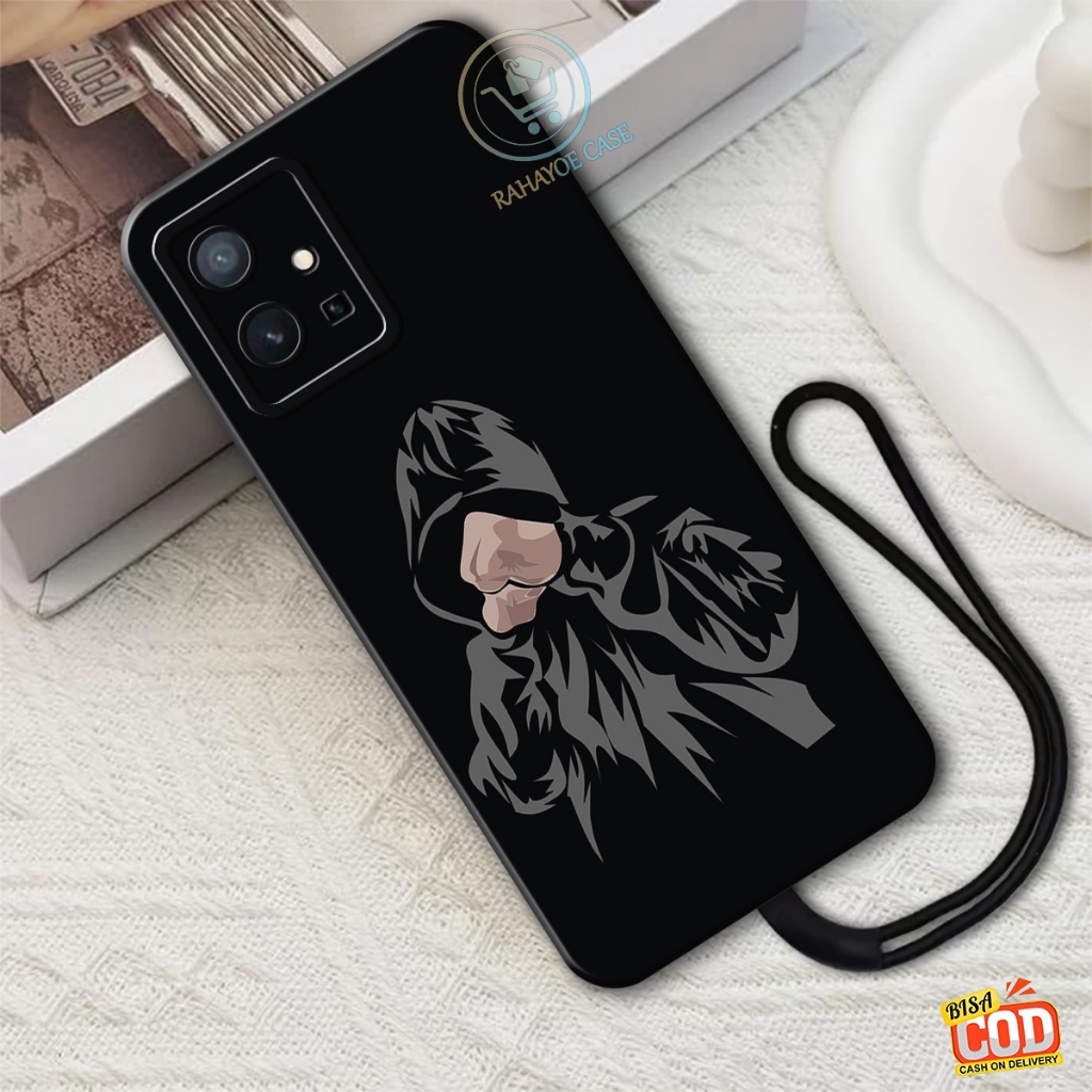 Case procamera VIVO T1 5G / T1 PRO / Y75 5G - motif COWOK  - silikon VIVO T1 5G / VIVO T1 PRO / VIVO