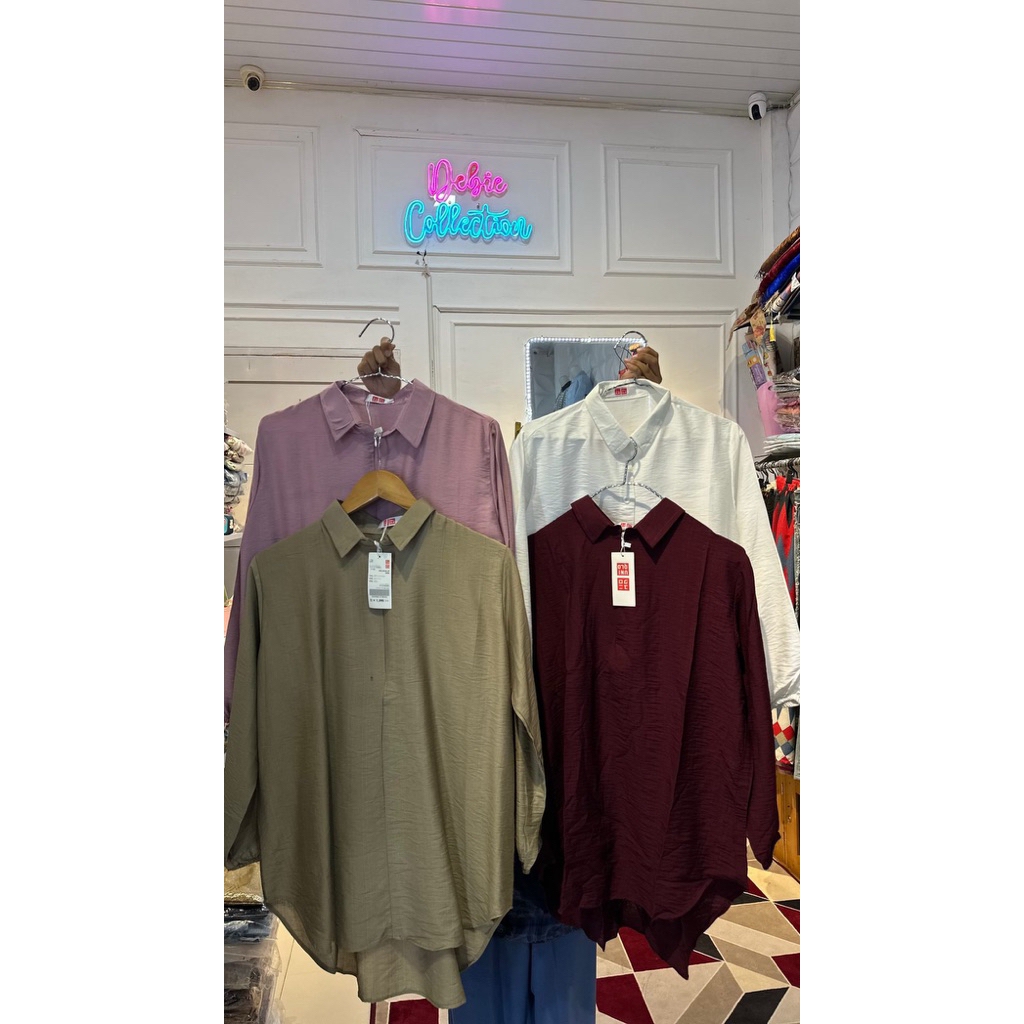 Atasan Wanita Import Kemeja UNIQLO