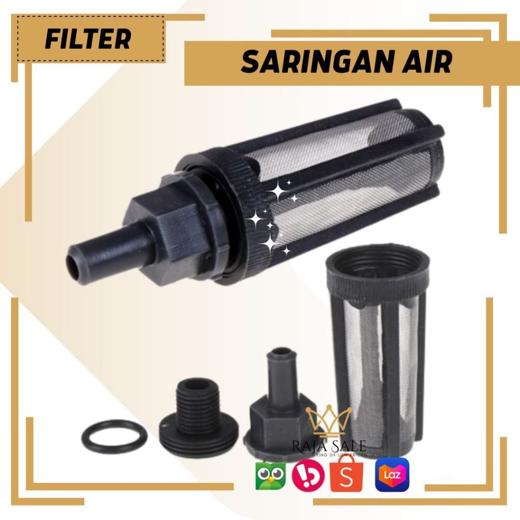 Filter Air Pompa Dc Penyaring kotoran air, Saringan Air Pompa Steam Mini Murah