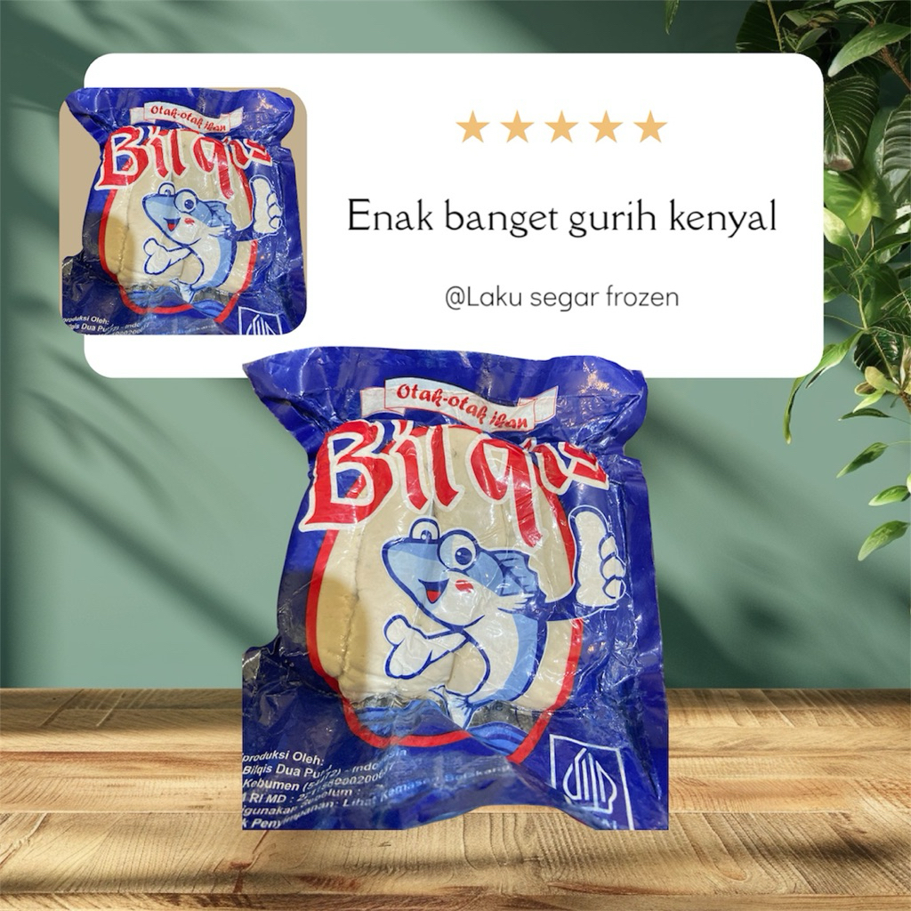 Otak Otak Bilqis Ikan Tenggiri / Otak Otak Bilqis 200gram // Laku Segar