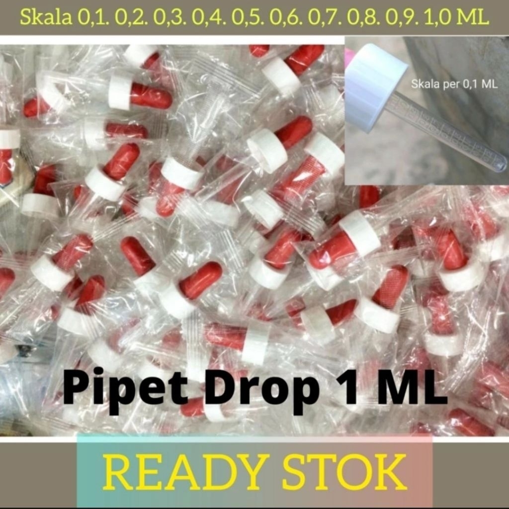 Pipet Drop Obat 1 ML ECER, Pipet Obat 1 ML