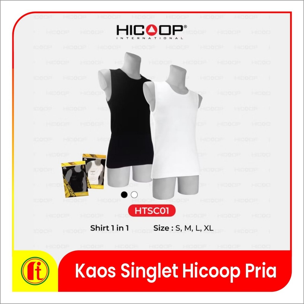 Kaos Singlet Hicoop Pria Dewasa - RITA