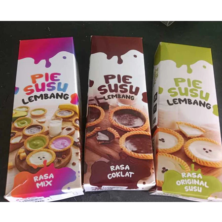 Pie Susu Lembang Kue Gurih Rasa Original Coklat Mix
