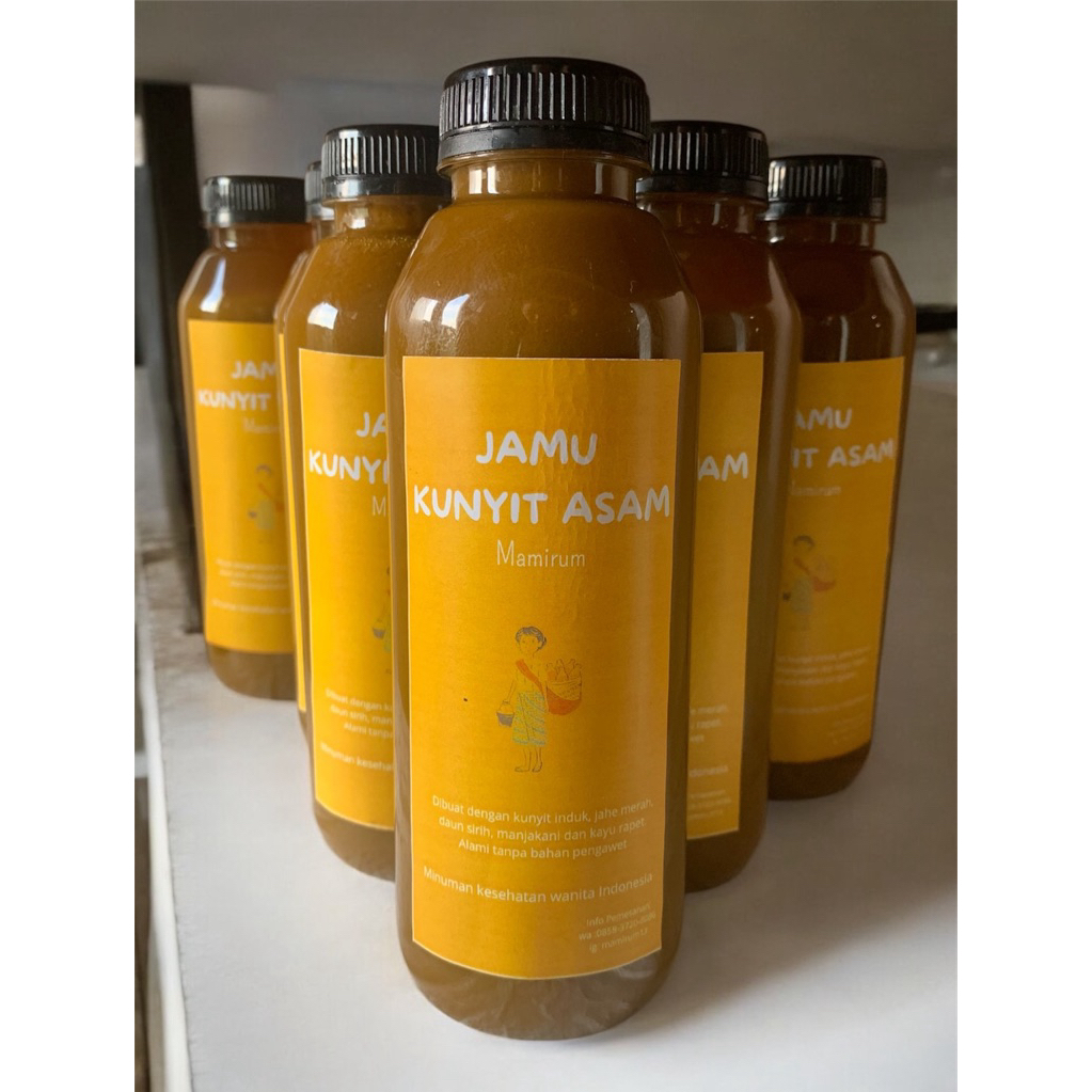 jamu kunyit asam ekstra manjakani dan kayu rapat 500 ml