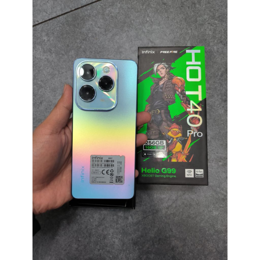 INFINIX HOT 40 PRO 8/256 SECOND FULLSET