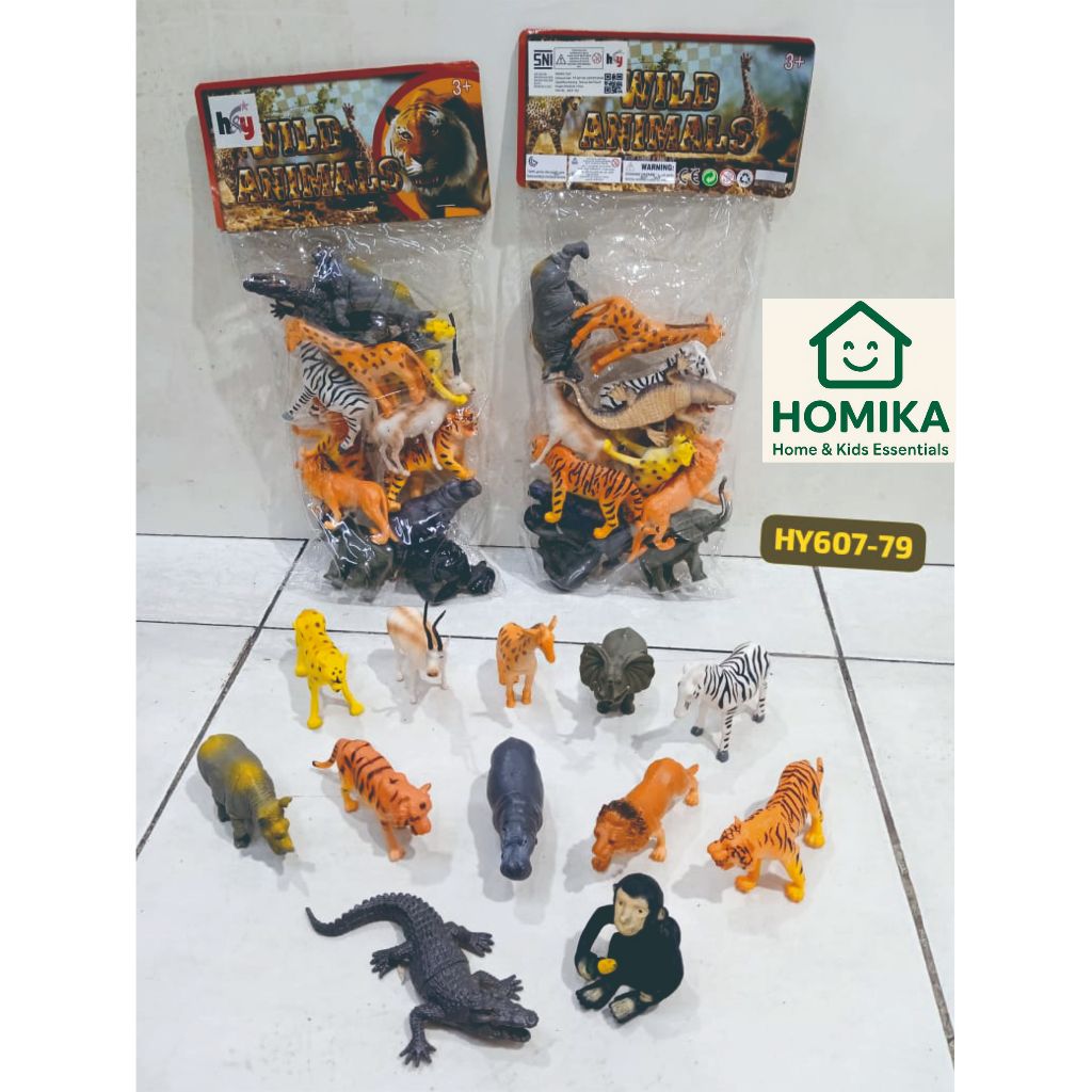 HY607-79 Animal Set 12pc
