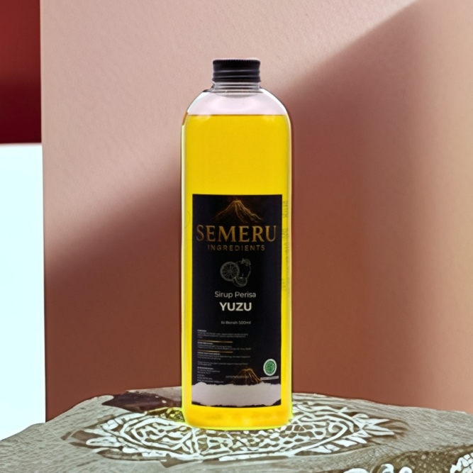 Semeru Sirup - Syrup Yuzu 500ml - Sirup Minuman Rasa Yuzu