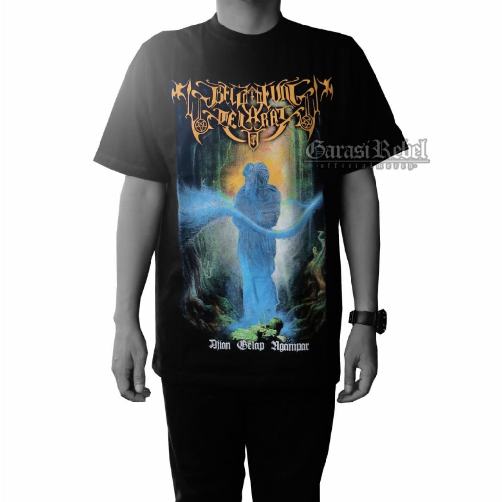 original tshirt belatung melarat ajian gelap ngampar /kaos metal /kaos hitam