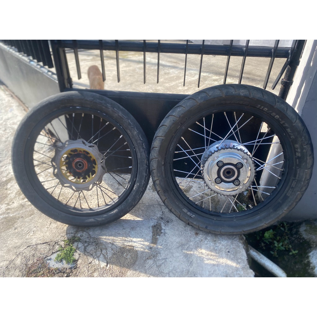 velg set ban ring 17 pnp megapro almunium