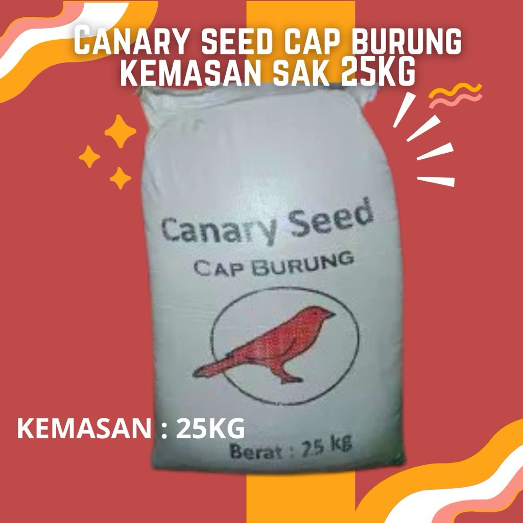 CANARY SEED 25KG CAP BURUNG PAKET USAHA