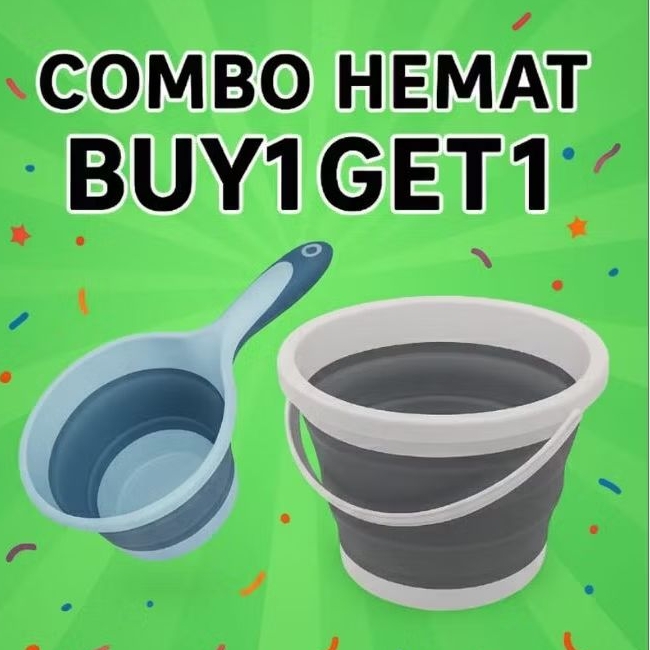 KOMBO HEMAT EMBER LIPAT DAN GAYUNG LIPAT SILIKON TEBAL